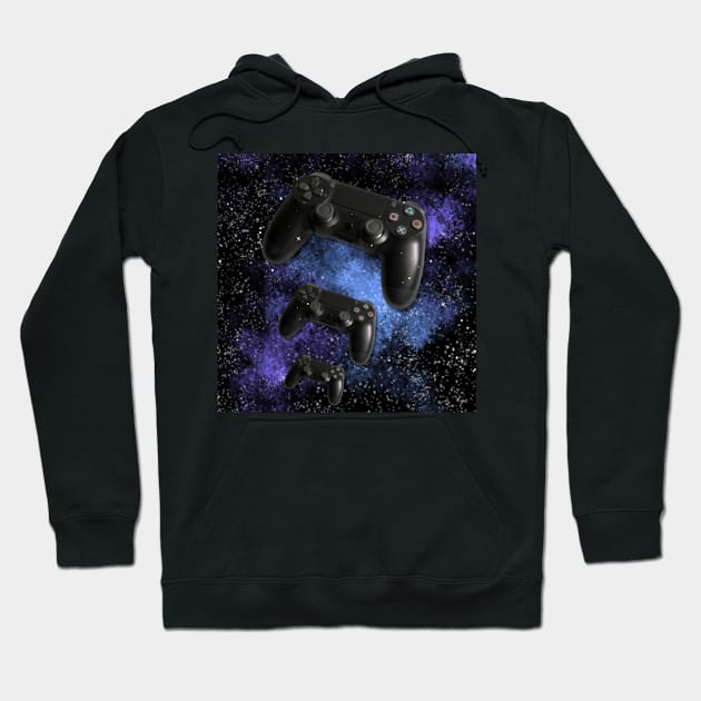 Galaxia playstation Hoodie by Enryhg69